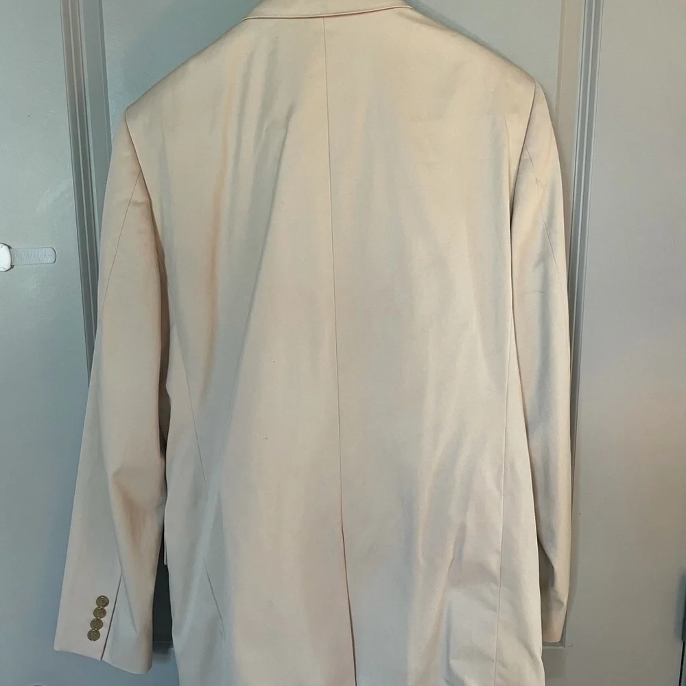 J.Crew Stone Cotton Chino Suit - 40L, 29 Waist